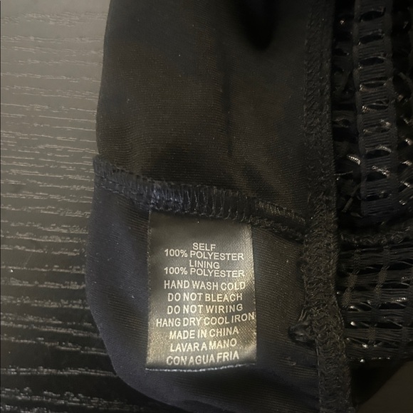 Fashion Nova Black Mesh Swim Coverup - Picture 8 of 15